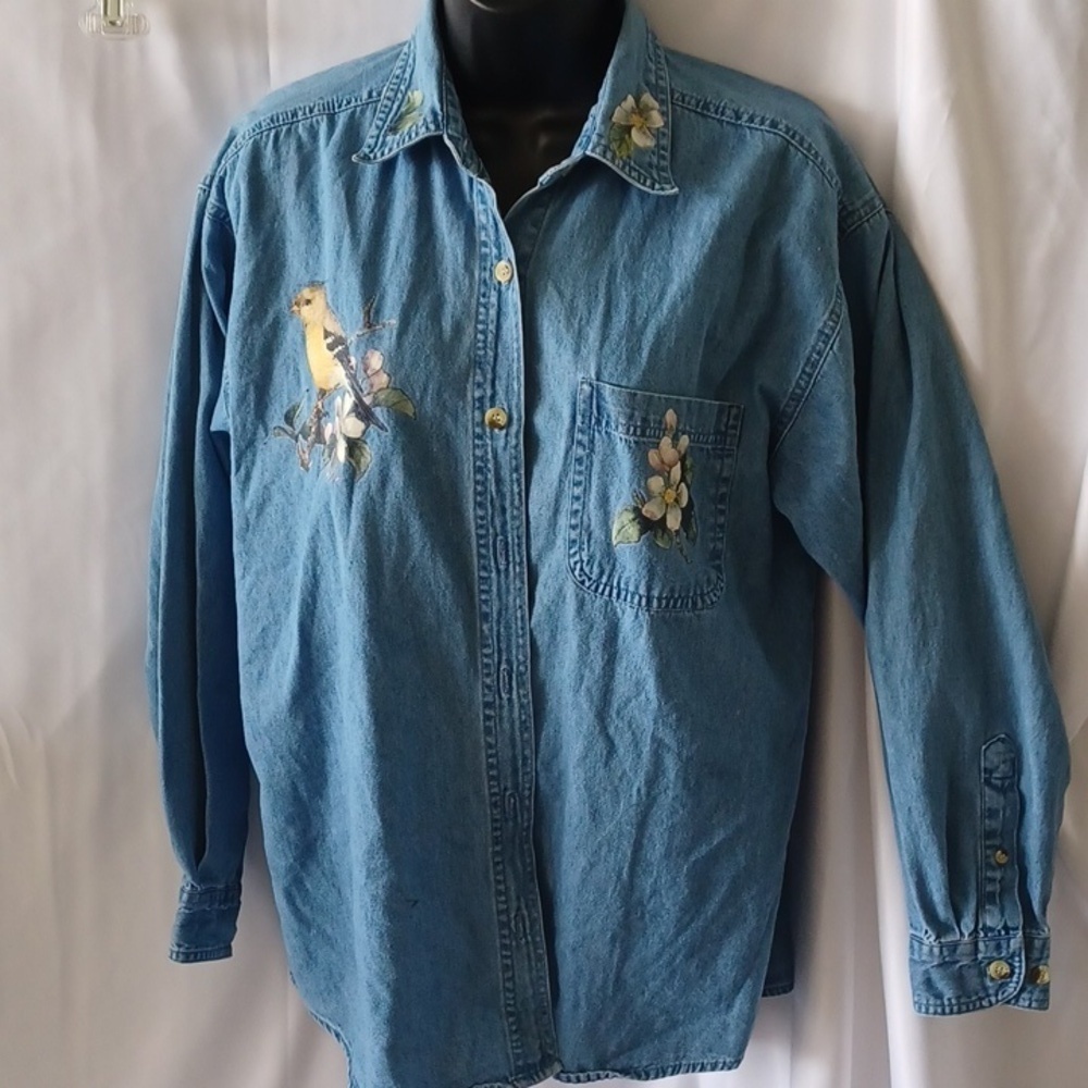 Faded Gear Cotton Denim Shacket